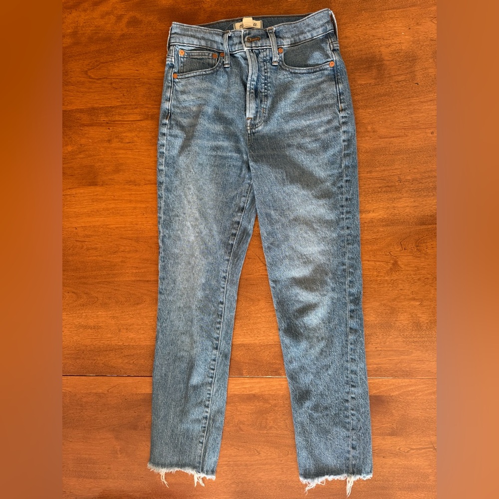 Madewell The Perfect Vintage Straight Jean in Ainsworth Wash Size 25 - Picture 9 of 12